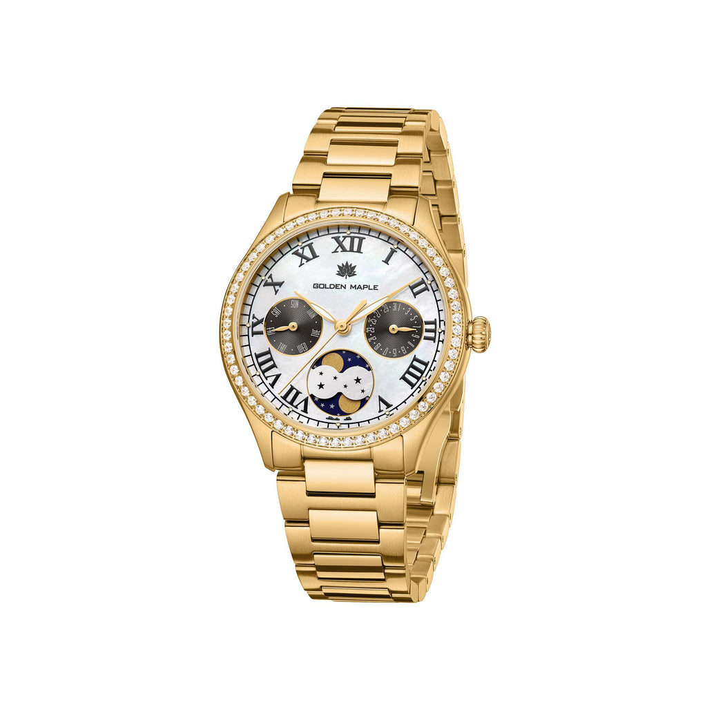 GOLDEN MAPLE Luxury Watch -  Gold