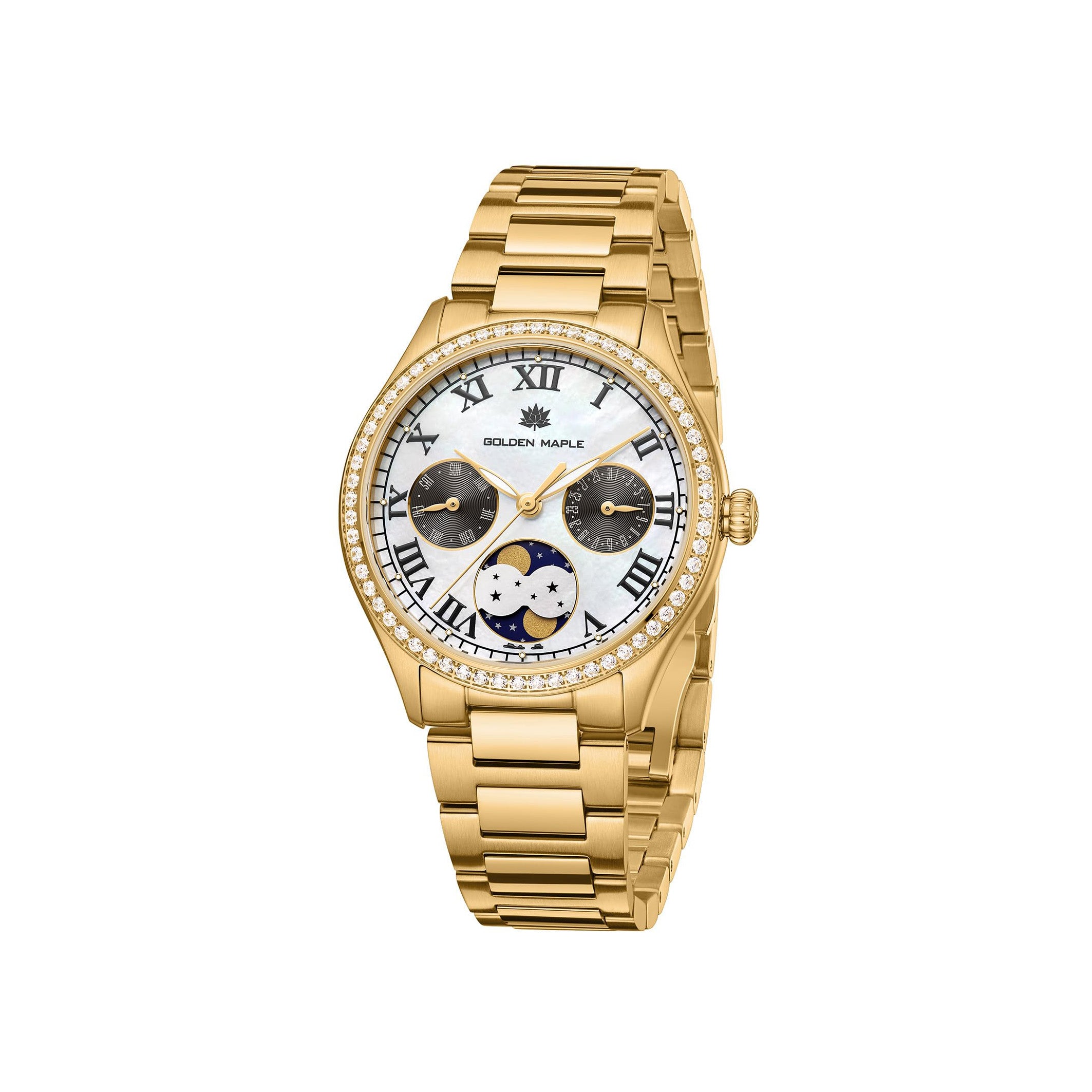 GOLDEN MAPLE Luxury Watch -  Gold