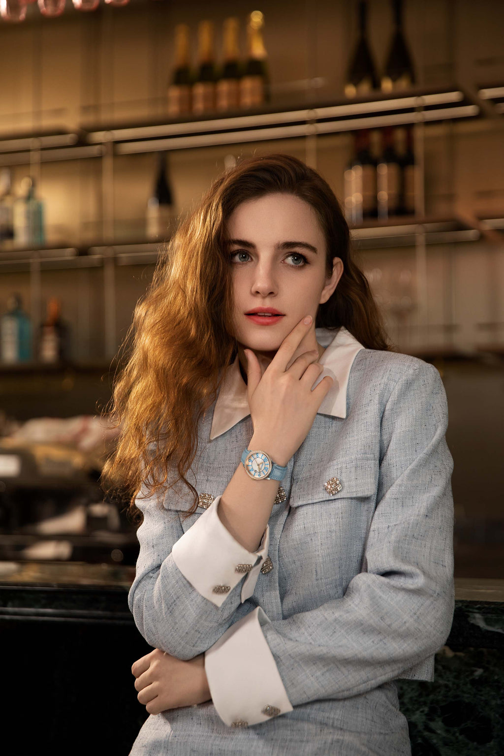 Classic Women's Watch - Light blue