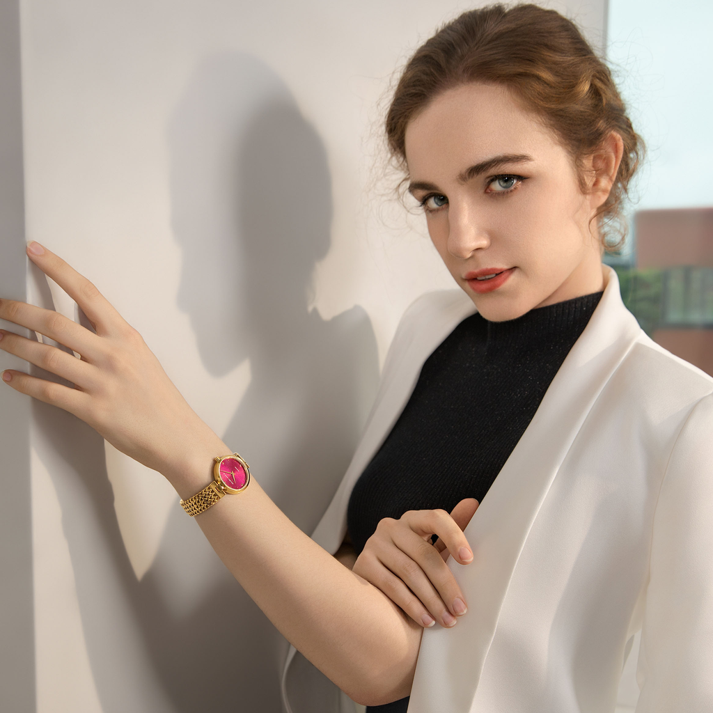 Golden Maple （GM）Astral Women's Watch - Red