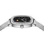 GOLDEN MAPLE Dainty Watches for Women - Silver