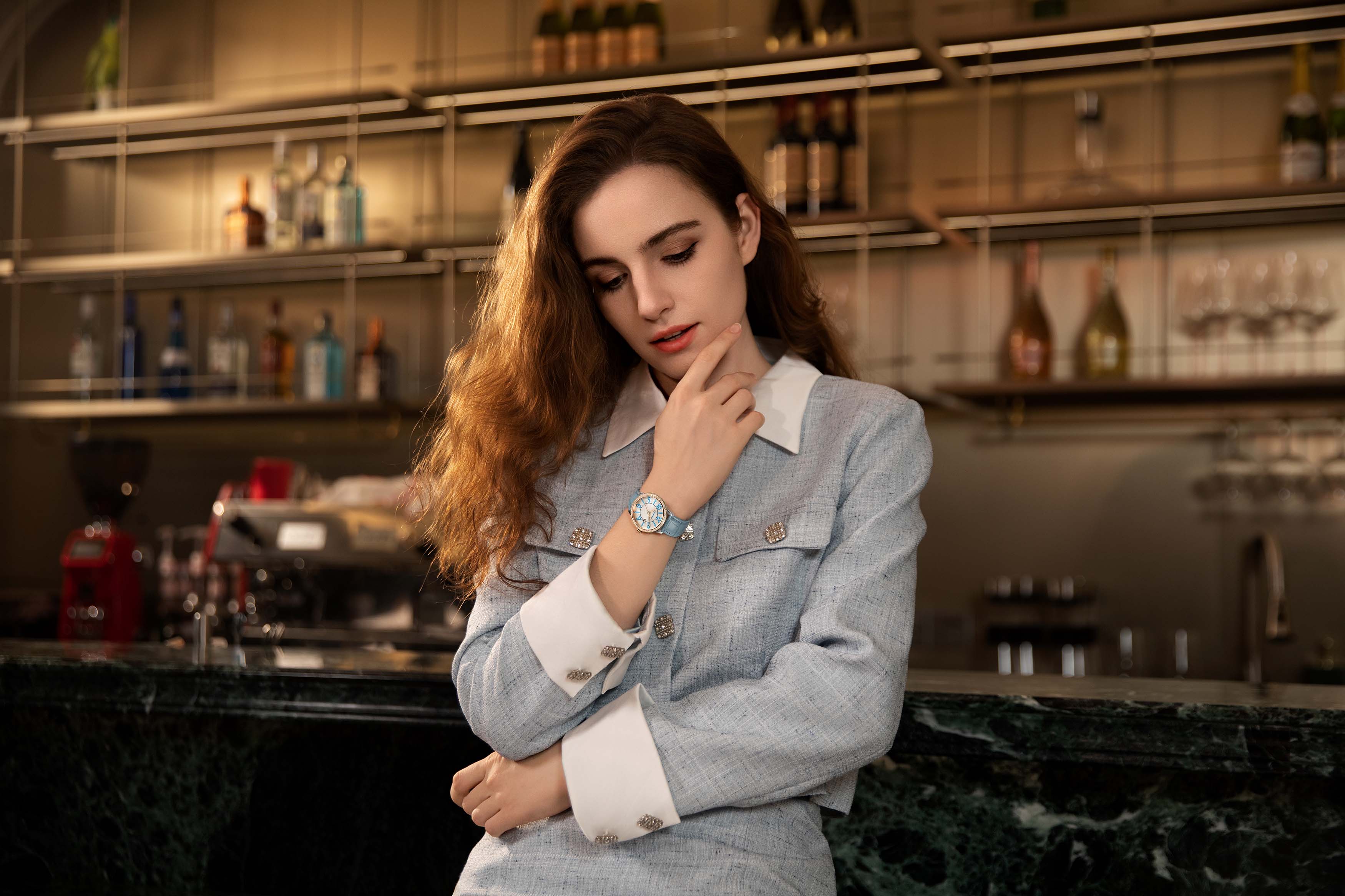 Classic Women's Watch - Light blue