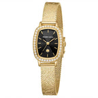 GOLDEN MAPLE Dainty Watches for Women - Black