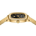 GOLDEN MAPLE Dainty Watches for Women - Black