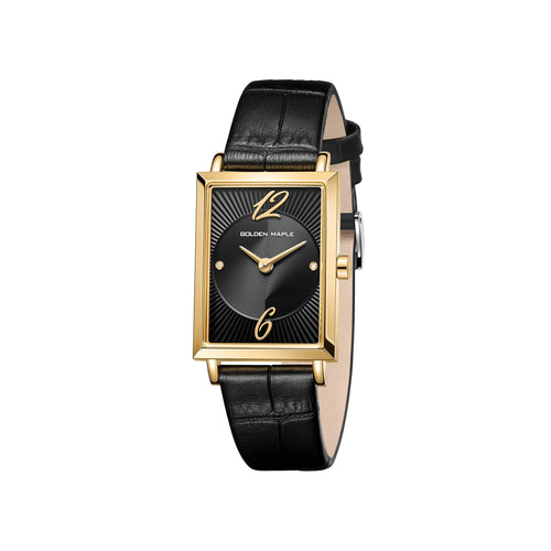 Black Balance Women's Watch -  Golden Maple Balance Series