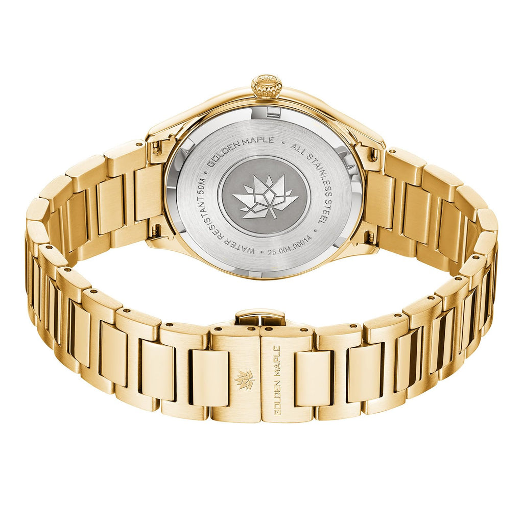 GOLDEN MAPLE Luxury Watch -  Gold