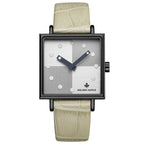 Golden Maple （GM） Facet Women's Watch -  Gray/White