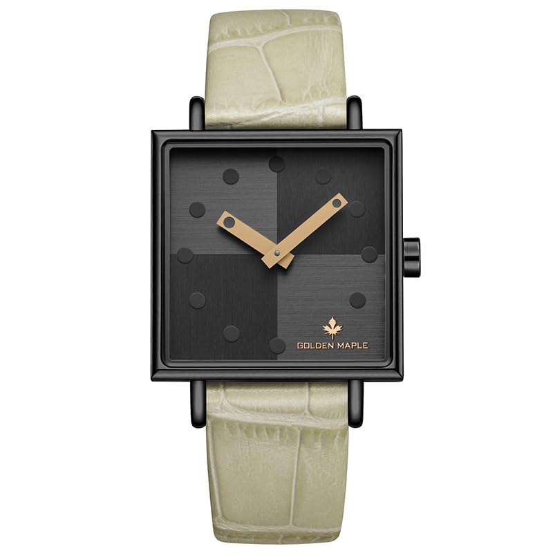 Gray Facet Women's Watch -  Golden Maple Facet Series