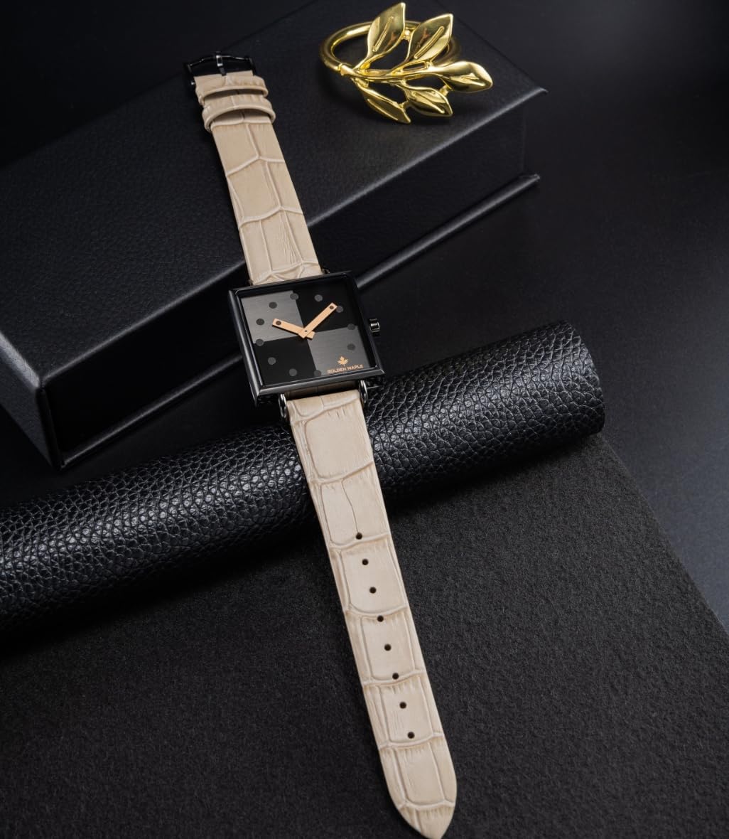 Gray Facet Women's Watch -  Golden Maple Facet Series
