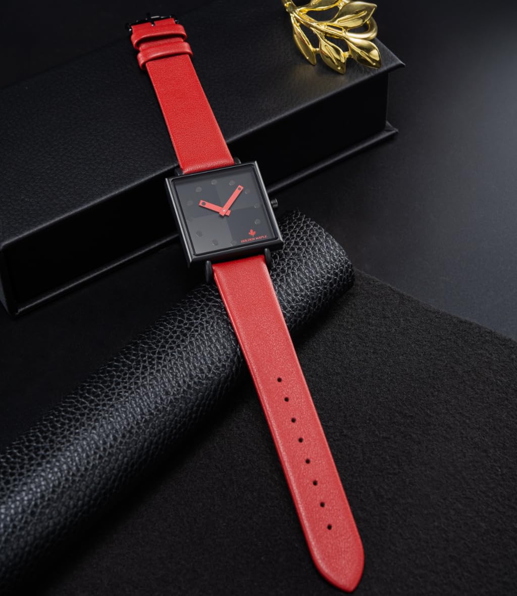 SQUARE Ⅲ SERIES Watch -  Red/Black