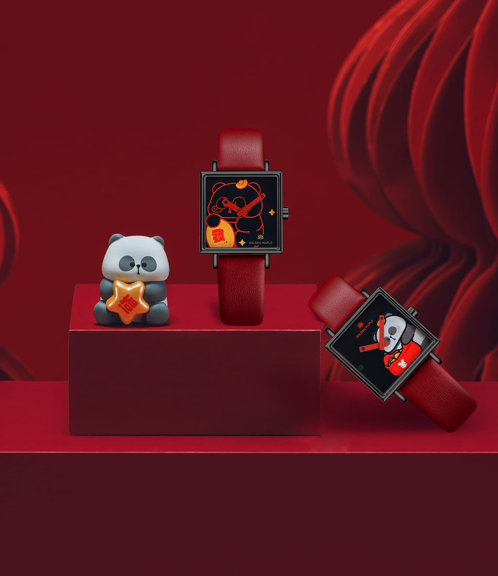 SQUARE Ⅲ SERIES Watch -  Red