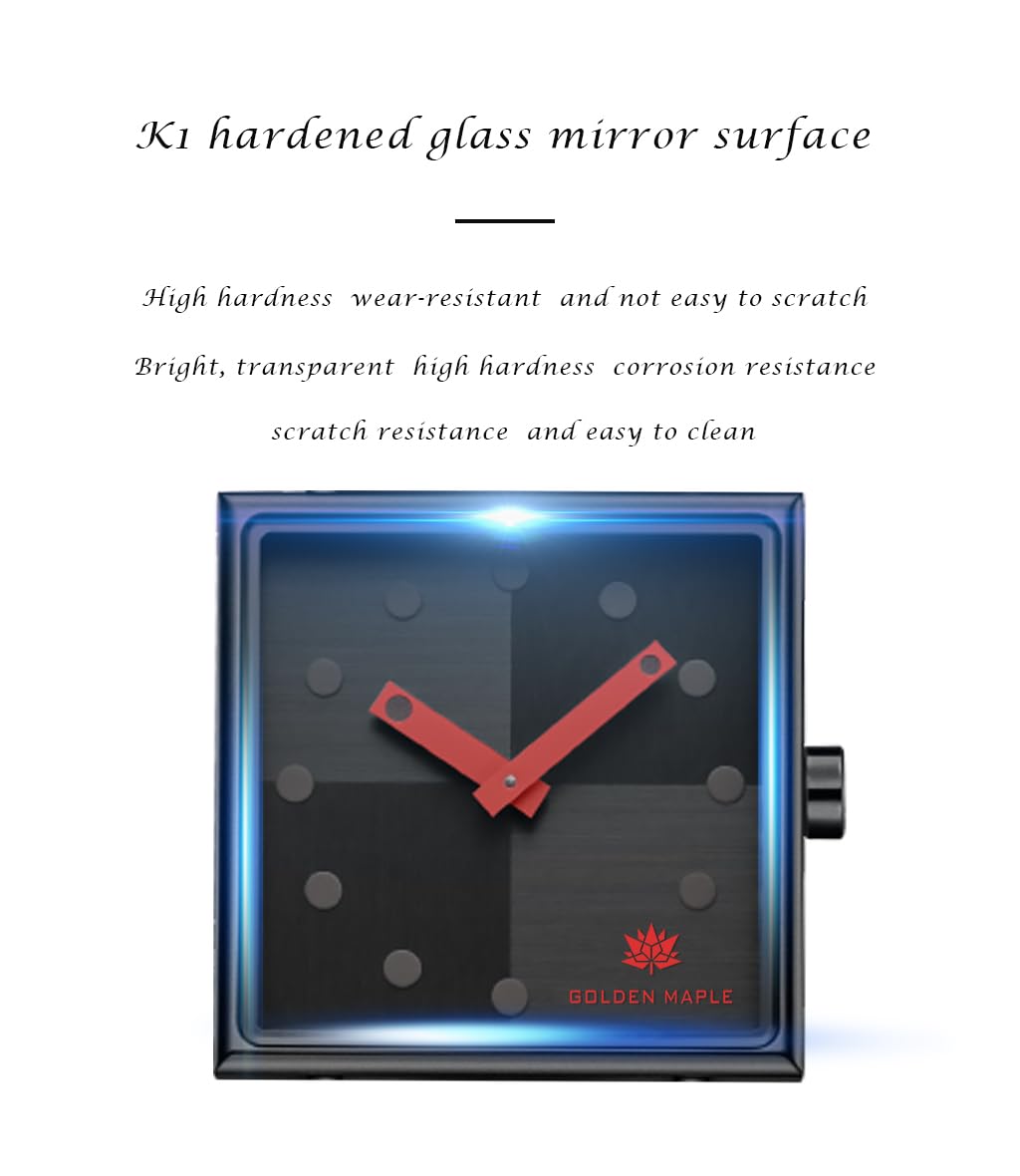 Red/Black Facet Women's Watch -  Golden Maple Facet Series