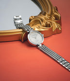 Gray Astral women's watch on marble surface - minimalist aesthetic
GOLDEN MAPLE gray watch styled with accessories - elegant lifestyle
Gray metal strap watch on wooden desk - professional setting
Astral Series watch in natural light - premium timepiece
