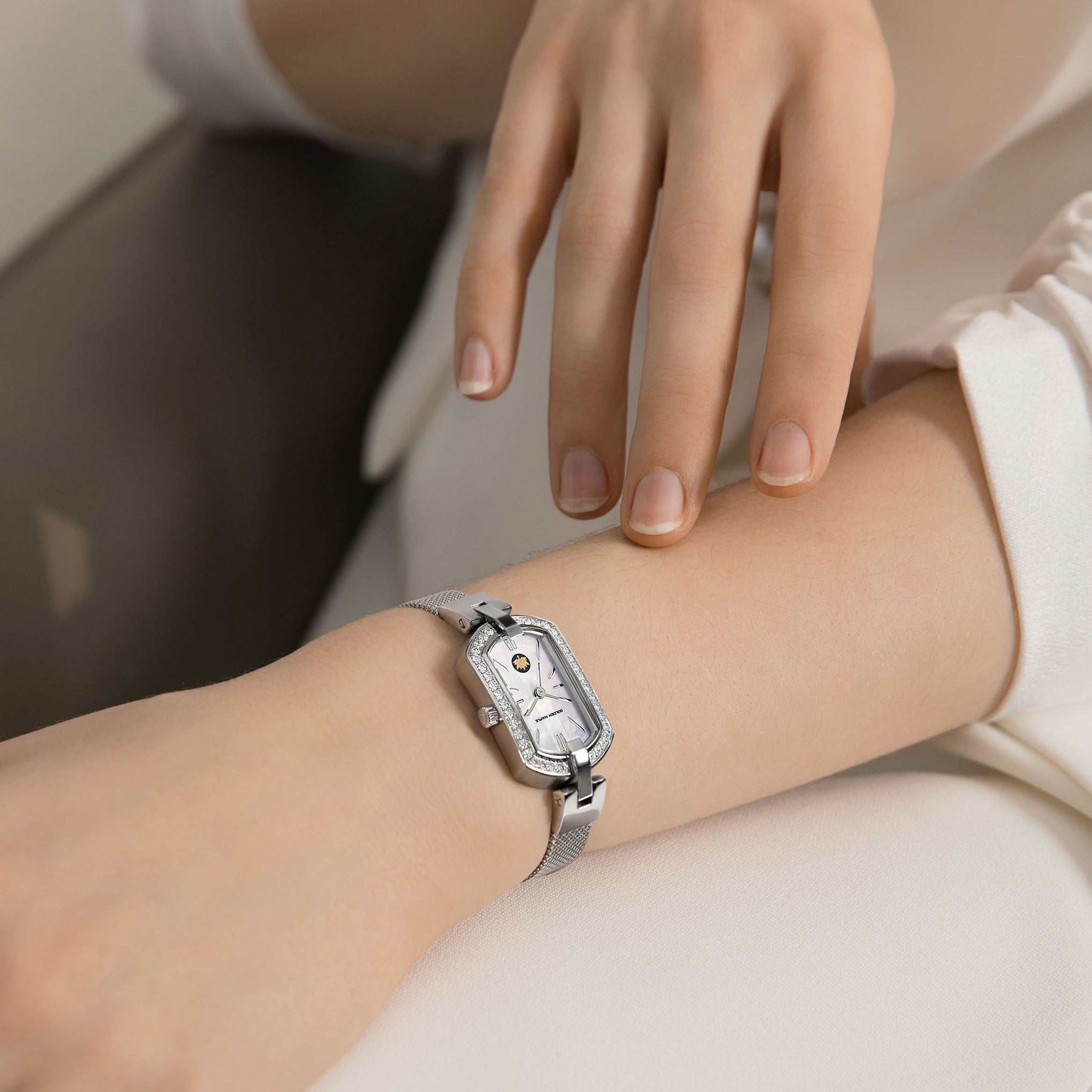 Silver Beacon Women's Watch - Golden Maple Beacon Series