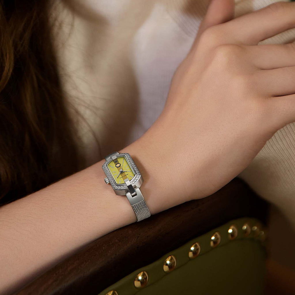 Yellow Beacon Women's Watch - Golden Maple Beacon Series